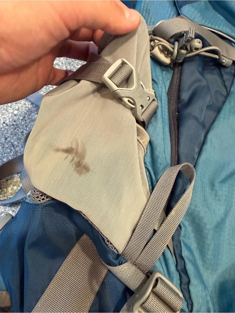 Gregory Teal and Navy Travel Backpack Z35